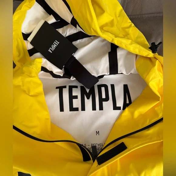 TEMPLA projects Yellow Shell Anorak 3L Ski Jacket - Picture 11 of 14